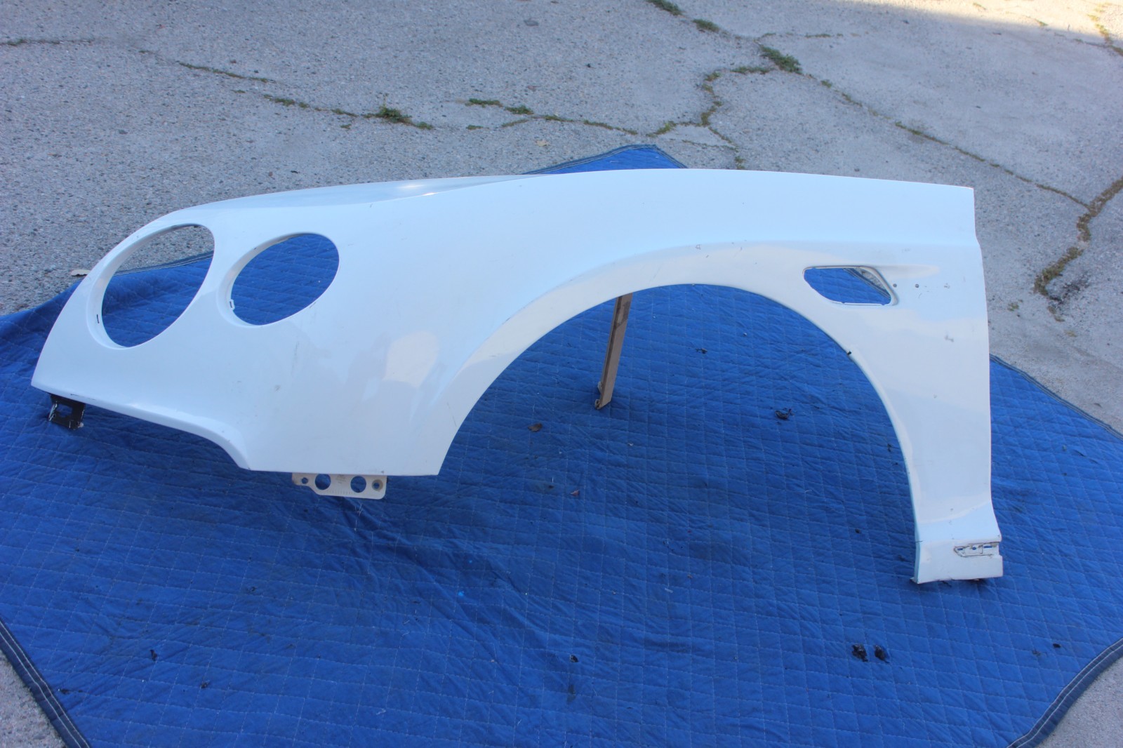 12-15 BENTLEY CONTINENTAL GT GTC FENDER FRONT GENUINE FACTORY OEM WHITE LEFT LH