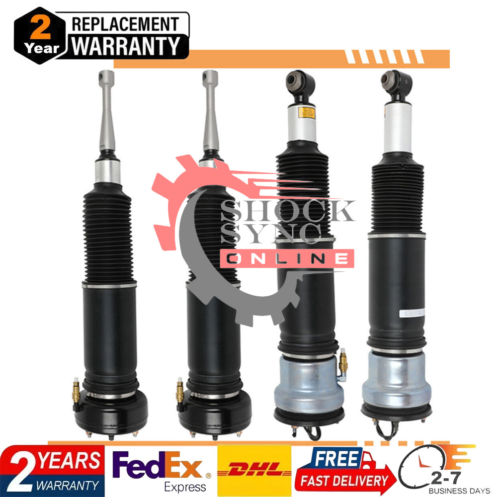 4Pcs Front Rear Air Suspension Struts For 2003-2016 Rolls Royce Phantom RR1 RR1N