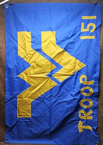 Truppe 151 West Virginia Pfadfinder Flagge BSA 31 x 46 cm  - Bild 9 von 9