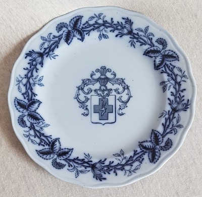 T.C. Brown-Westhead, Moore & Co, rarer Viktorianischer Teller, Jahr 1868,gemarkt
