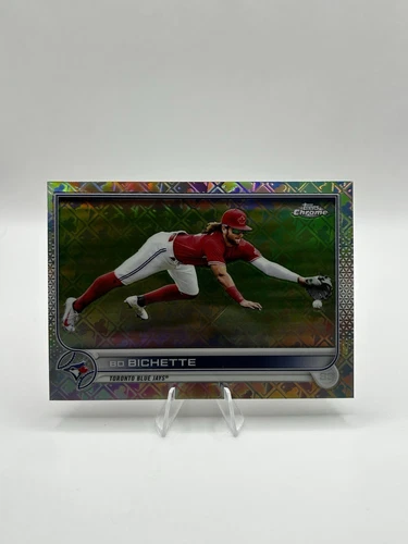 Bo Bichette 2022 Topps Chrome Logofractor Edition #54 Toronto Blue Jays