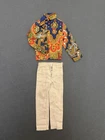 VTG Ken Doll HTF Casual Cords #1717 Mattel Paisley Shirt & Pants MOD