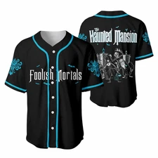 Haunted Mansion Baseball Jersey, Haunted Mansion Jersey Shirt, Disney Halloween
