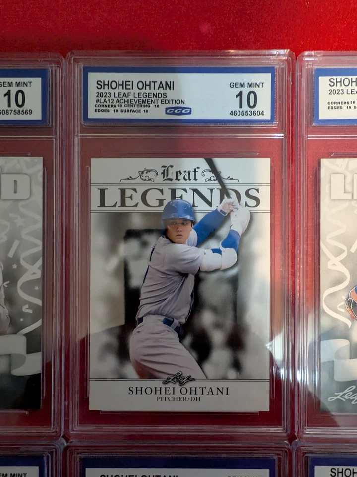 LOTE LOUCO SHOHEI OHTANI! 10 cartas TODAS em perfeito estado 10!! Los Angeles Dodgers HOF - Imagem 4 de 4