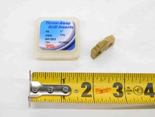 1pc NEW YG1 1" O.D. SERIES 2 S01203 M4 TiN COATED HSS SPADE DRILL INSERT 1.0