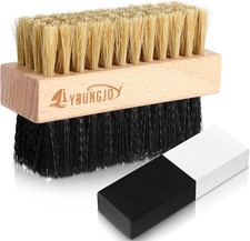 2 Pcs Sneaker Cleaning Brush Shoes Shine Dauber Suede Brush Nubuck Cleaner Crepe