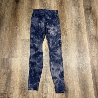 Lululemon Align High-Rise Pant 25'' leggings in a navy tie-dye pattern Size 4