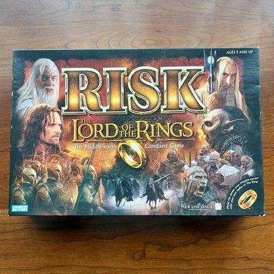 RISK Lord of the Rings Middle-earth Conquest Game Complete Boxed SEALED PARTS