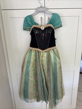 NEW Disney Store Frozen Anna Coronation Dress Deluxe Costume 7/8 ORIGINAL 2013