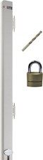 File Cabinet Locking Bar. Fits 4 And 5 Drawer File Cabinets. Includes Padlock An