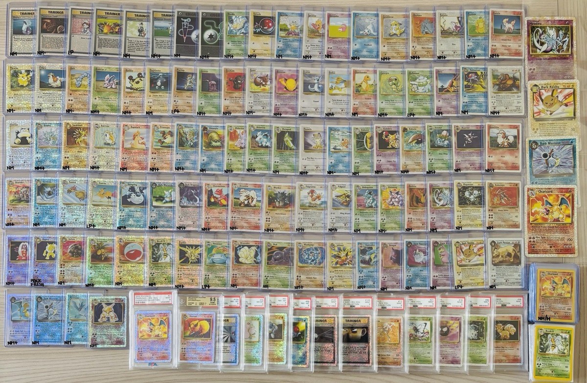 Pokemon Legendary Collection Master Set Reverse complete 110/100