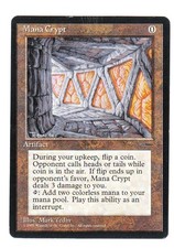 Magic The Gathering Promo Mana Crypt English Card NEAR MINT