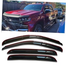 In-channel Window Visors Rain 2019-2024 Silveradosierra Crew Cab In-channel In-channel Window Visors Rain 2019-2024 Silveradosierra Crew Cab In-channel
