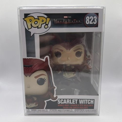 Funko Pop! Scarlet Witch #823 Marvel WandaVision MCU Vinyl Figure w/ Protector