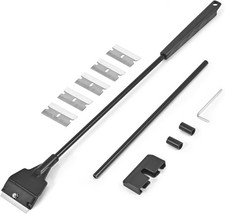 Fish Tank Scraper Cleaner for Glass Aquariums, 21" Handheld Cleaning...