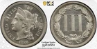 1886-P Three Cent Nickel — photo from another recent sale