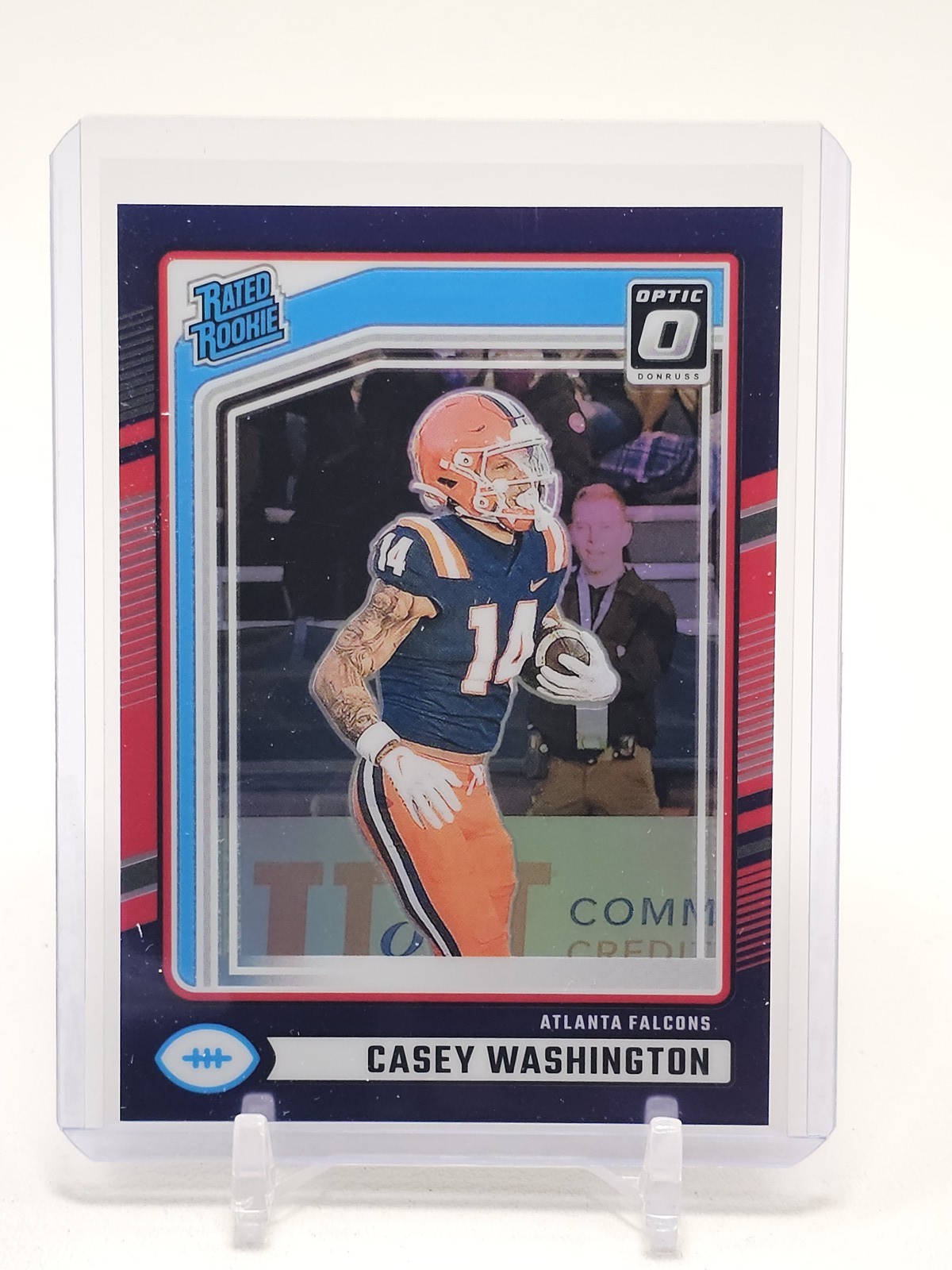 Casey Washington Panini Donruss #392 Optic Preview-Purple