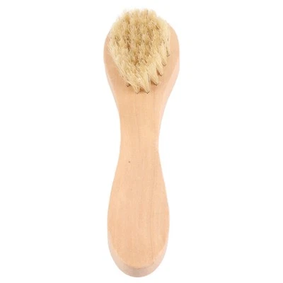 Wooden Face Brush Handle Exfoliating Cleaning Skin Brush Tool - Bild 1 von 4