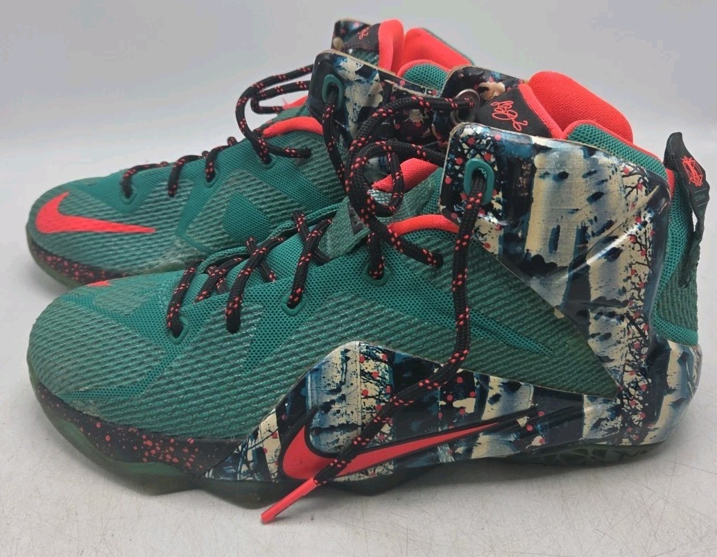 Size 7 - Nike LeBron 12 Xmas Akron Birch for sale online | eBay