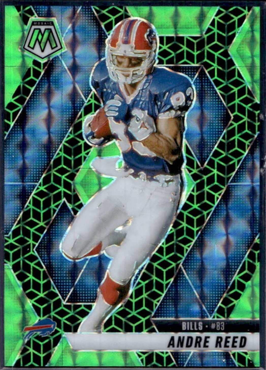 2025 Panini Mosaic - Andre Reed #162 Spectris Green Mosaic Prizm /13 ...