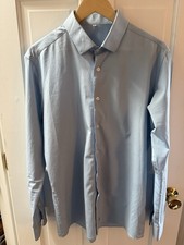 State & Liberty The Declan Blue Cross Stitch Large Men’s Button Down Shirt