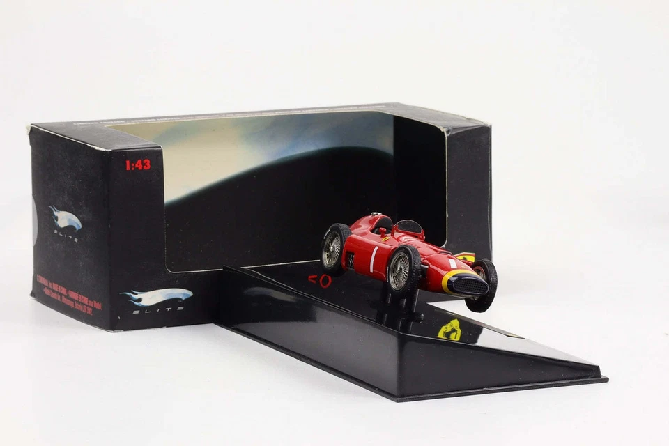 1:43 Hot Wheels Elite Ferrari D50 Fangio Rosso Formula 1 P9947 - Imagen 2 de 3