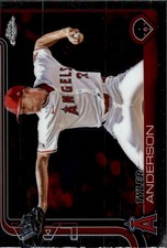 2025 Topps Chrome #227 Tyler Anderson Lightboard Logo Base Variations