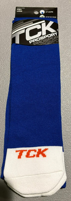 3 PAIRS!! NEW TCK Prosport Performance Tube Socks Adult Royal Blue Large
