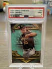 2024 Topps Triple Threads Paul Skenes Aquamarine /149 SGC 9 Rookie RC Pirates
