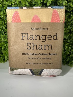 Spoonflower Flanged Sham 