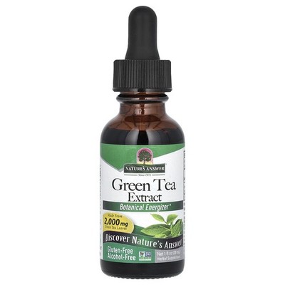 Nature s Answer Green Tea Alcohol-Free 2 000 mg 1 fl oz 30 ml Alcohol-Free,