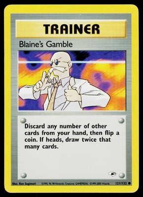 Blaine's Gamble 121/132 Gym Heroes Common #2