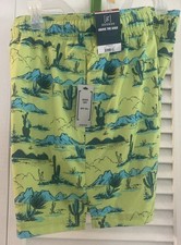 George Mens Above The Knee Novelty Swim Shorts Size Medium 32-34 