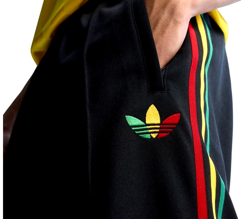 Adidas Jamaica X Bob Marley Track Suit Jacket Pants Hat Black World Cup Mens M image 10