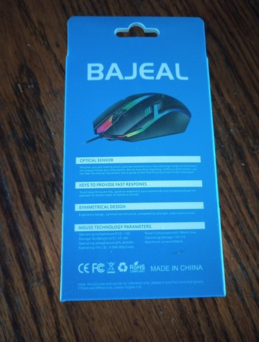 Bajeal Wired Gaming Mouse For Pc Located In United States - Picture 3 of 6