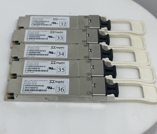 5 INPHI IN-Q2AY2-xx-M1 100G 80KM 193.4thz ÉMETTEUR-RÉCEPTEUR MODULE # 32,33,34,35,36 - Photo 7/7