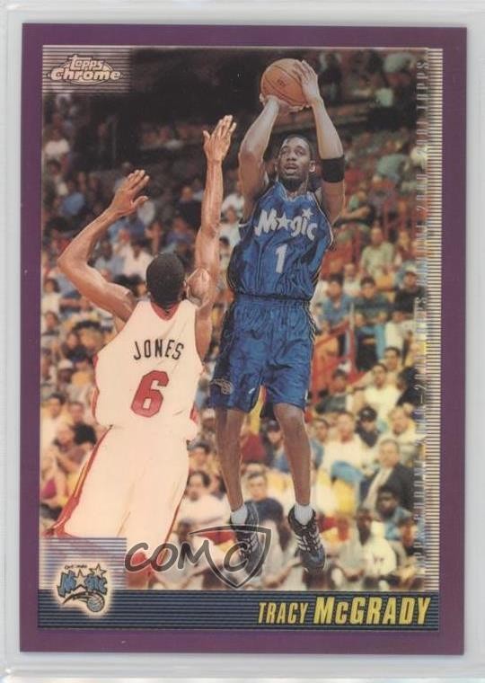 2000-01 Topps Chrome Refractor Tracy McGrady #117 HOF h8k