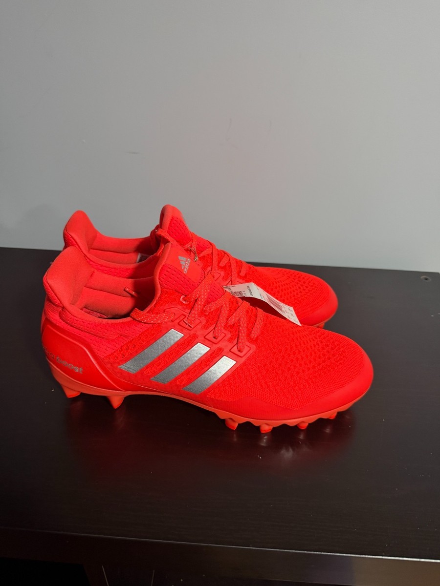 Adidas UltraBoost Cleat “Solar Red” Mens Size 9-12 Performance Football Cleats Jordan Zion 3 PS  main image 3