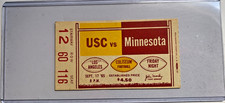 USC Trojans vs Minnesota Gophers Sept. 17, '65  ORIGINAL college football ticket