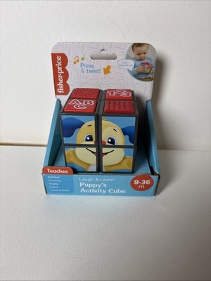 Fisher Price Laugh & Learn Baby Learning Toy Puppy's Activity Cube Light & Sound