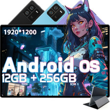2025 Tablet Android 14 10 lnch 12GB 256GB MTK 6797 Octa-Core 6000mAh BT/OTG