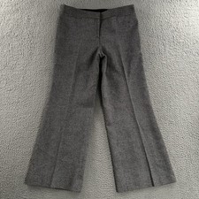 Classiques Entier Womens Pants Gray Size 6 Career Office Polyester Wool Blend