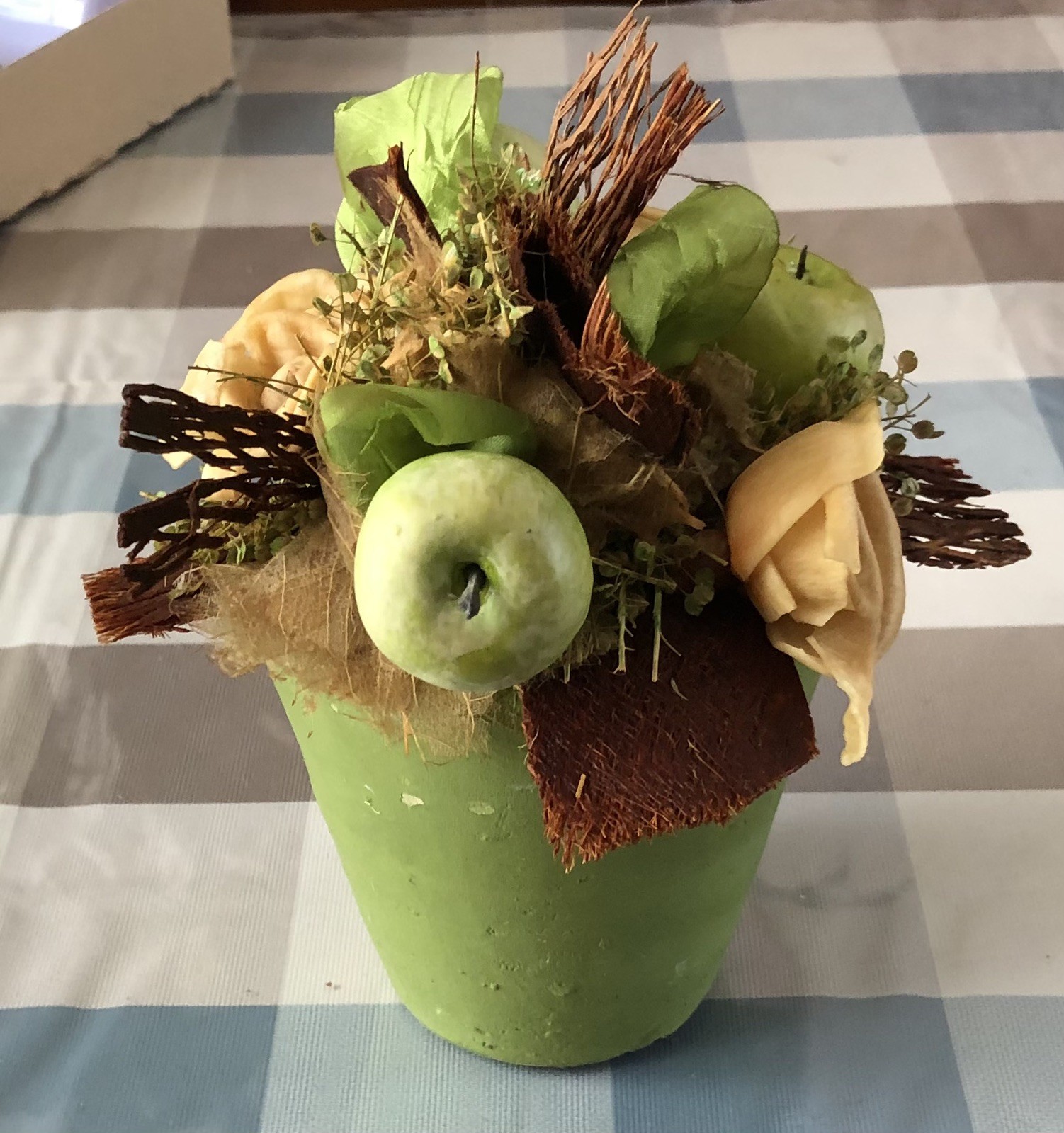 Vase Bouquet De Pommes - Fait Main