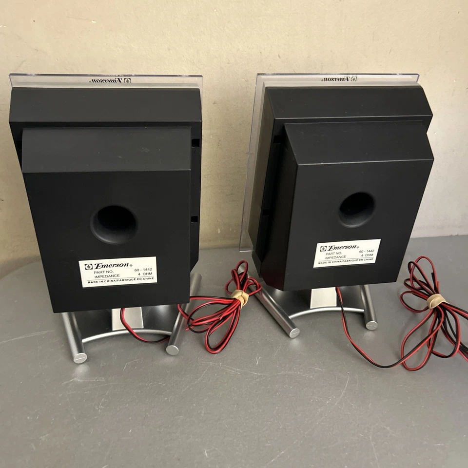 Emerson MS3108 Home Audio System ( SPEAKERS ONLY) - Image 4 of 4