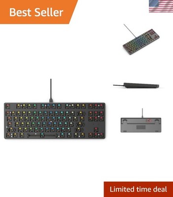Custom Gaming Keyboard - GMMK 85% Percent TKL Barebone - USB C Wired Mechanic...