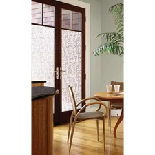 35.43 In. X 78.74 In. Bamboo Door Privacy Window Film