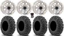 System 3 SB-7 15" Wheels Mh 6+1 34" MotoVator Tires Polaris RZR Turbo R & Pro R