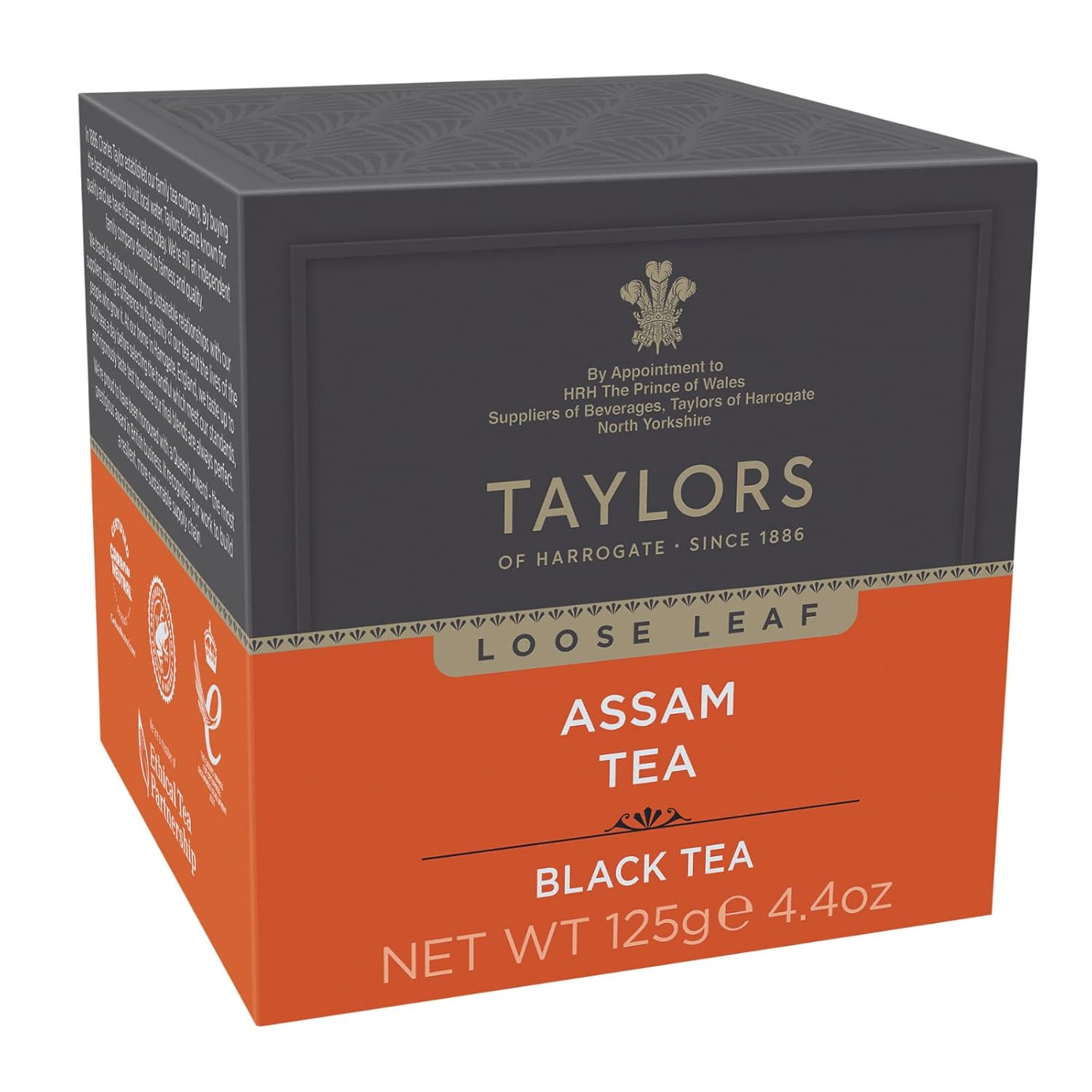 Pure Assam Black Tea, Loose Leaf, 4.41 Ounce Carton (Pack of