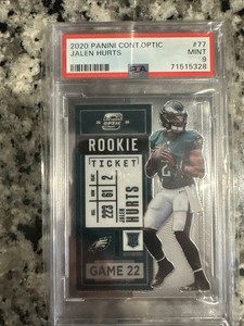 2020 Panini Contenders Optic - Rookie Ticket Jalen Hurts #77 (RC)
