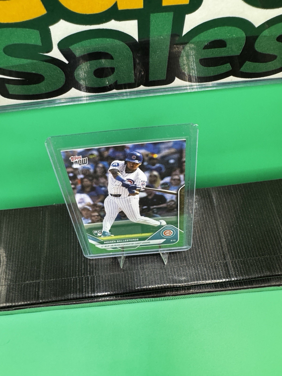 Topps Now! 2025 #703 1/1 SuperFractor - Moises Ballesteros - Chicago Cubs - RC view 6